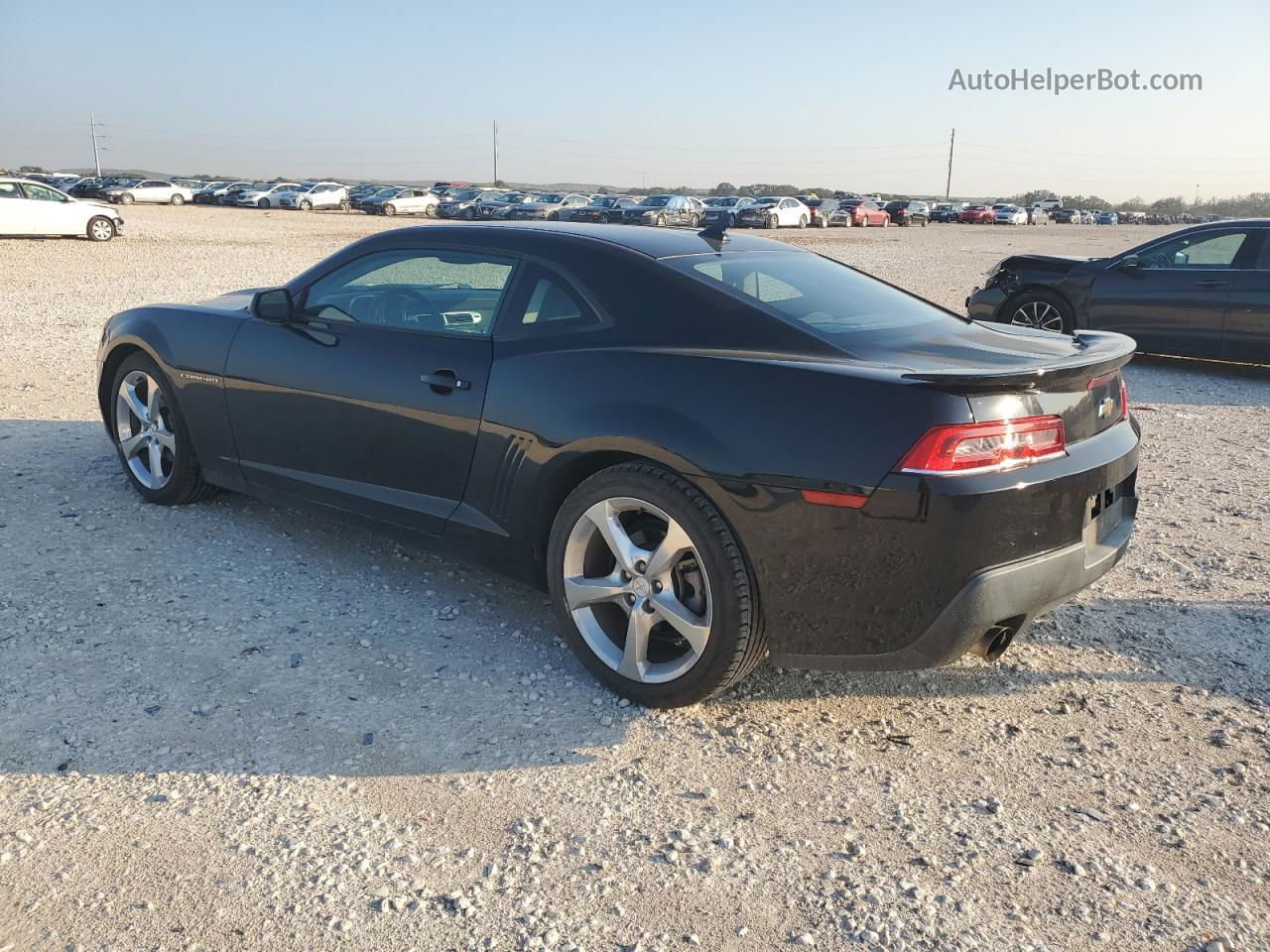 2014 Chevrolet Camaro Lt Black vin: 2G1FB1E31E9303811