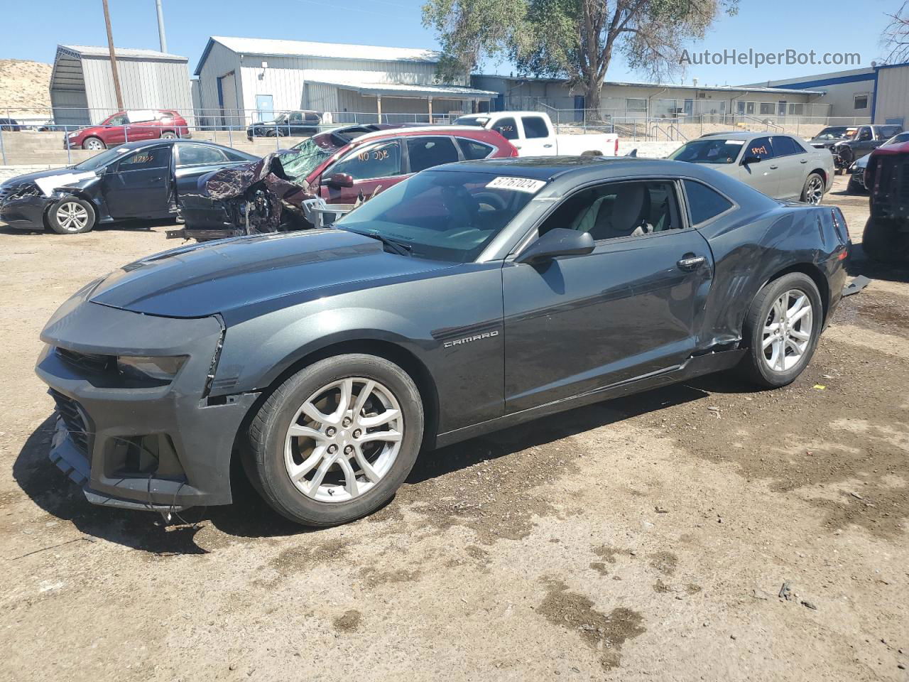 2015 Chevrolet Camaro Ls Угольный vin: 2G1FB1E31F9115937