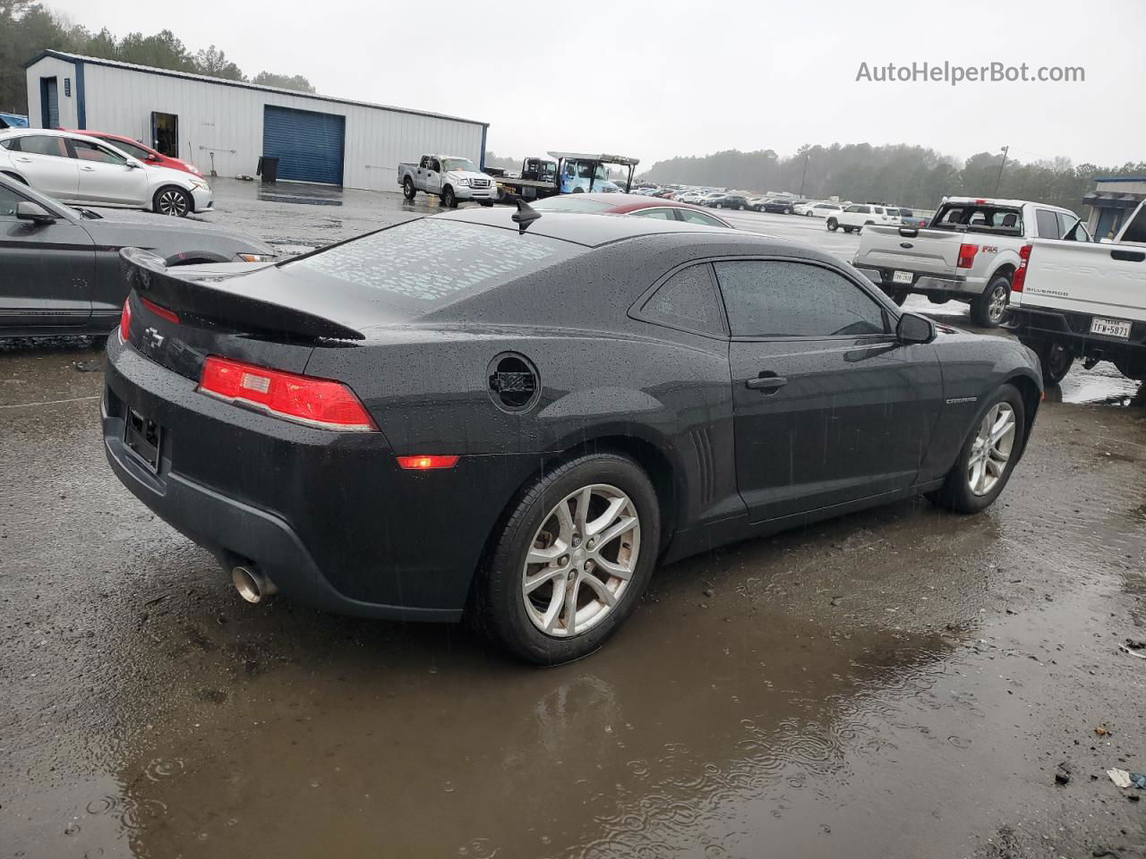 2015 Chevrolet Camaro Ls Black vin: 2G1FB1E31F9136819