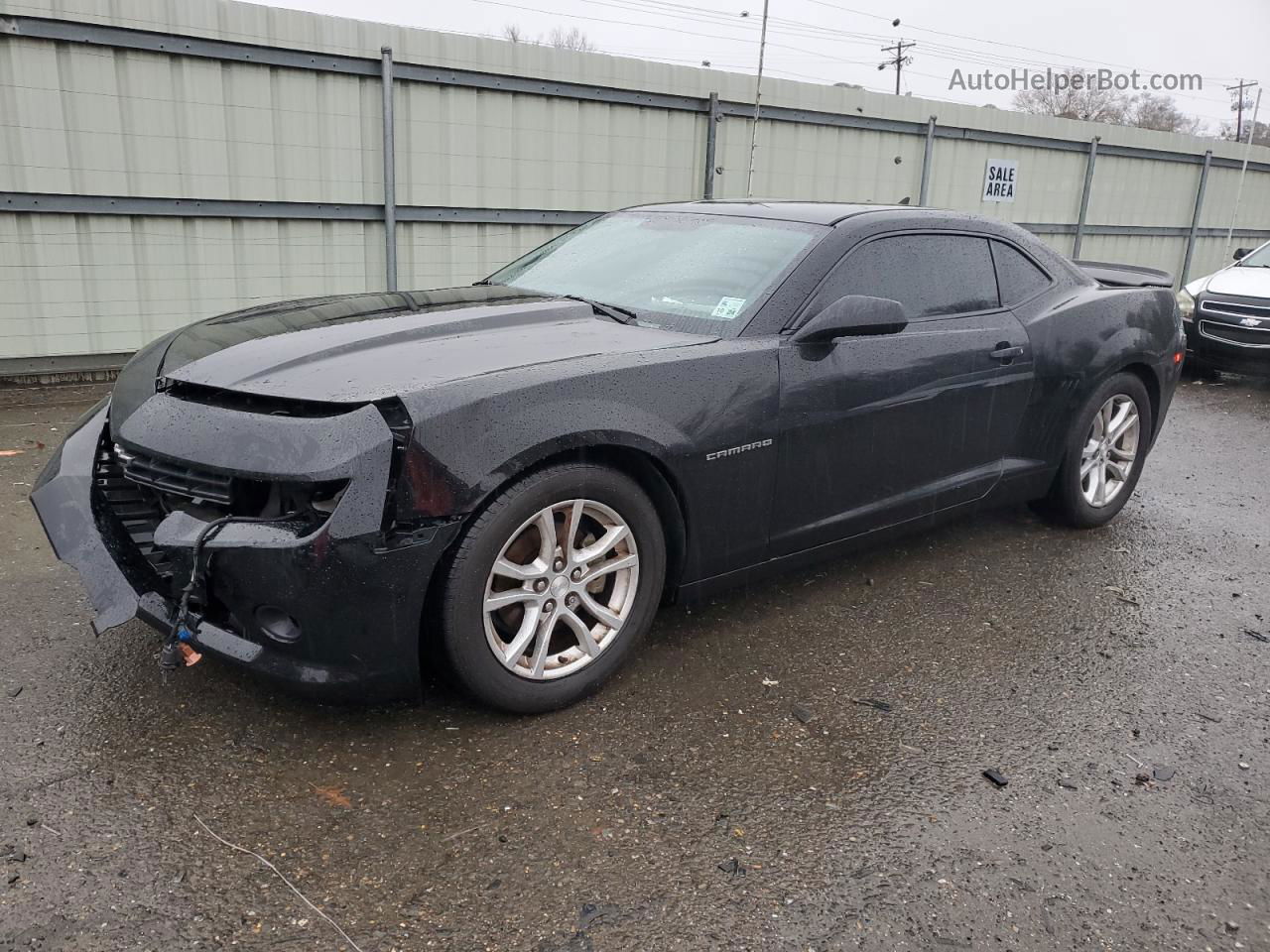 2015 Chevrolet Camaro Ls Black vin: 2G1FB1E31F9136819