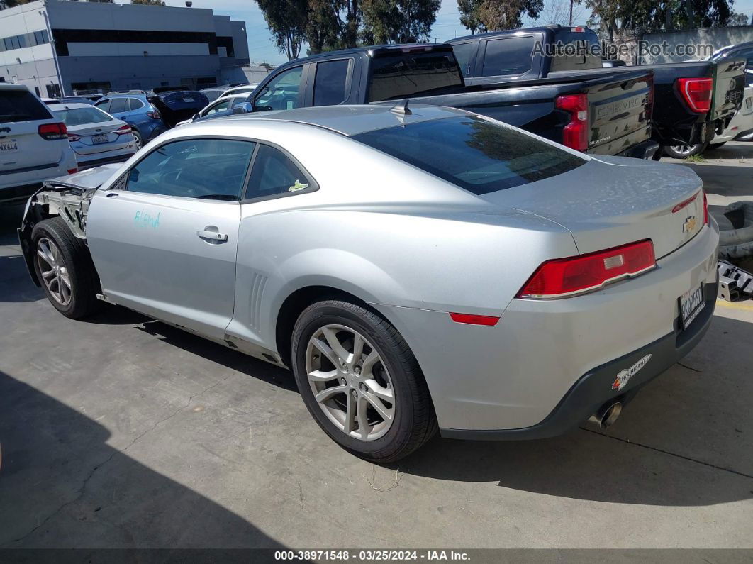 2015 Chevrolet Camaro 2ls Silver vin: 2G1FB1E31F9141129