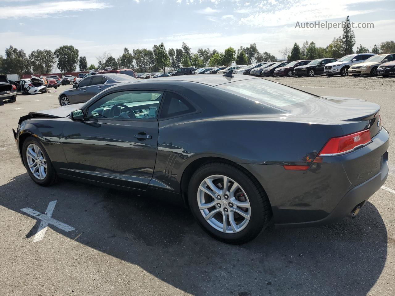 2015 Chevrolet Camaro Ls Charcoal vin: 2G1FB1E31F9196549