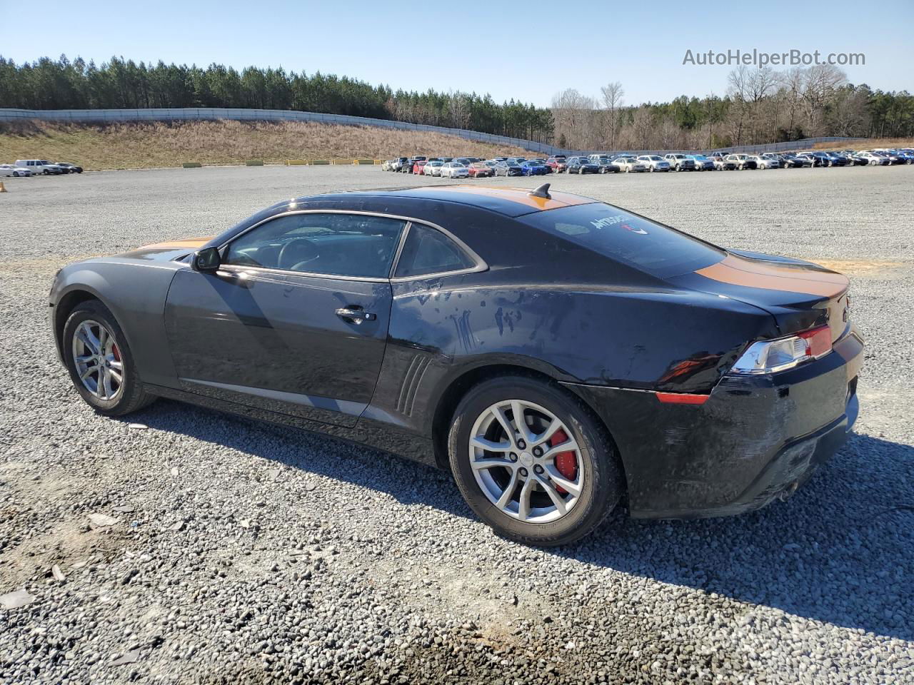 2015 Chevrolet Camaro Ls Black vin: 2G1FB1E31F9269449