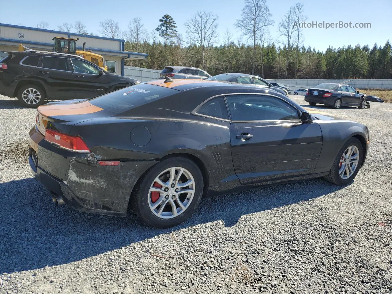 2015 Chevrolet Camaro Ls Black vin: 2G1FB1E31F9269449