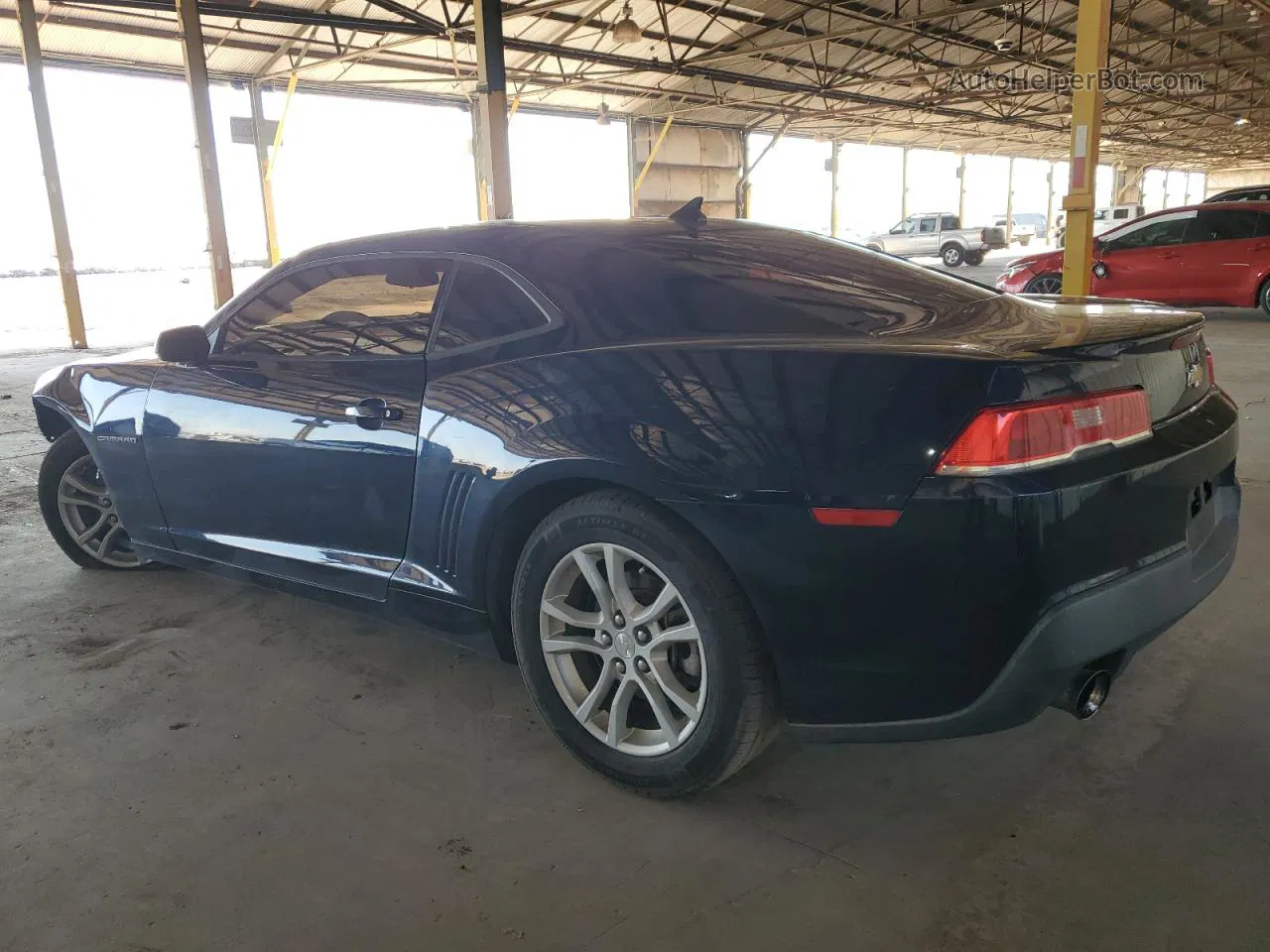 2015 Chevrolet Camaro Ls Blue vin: 2G1FB1E31F9269760