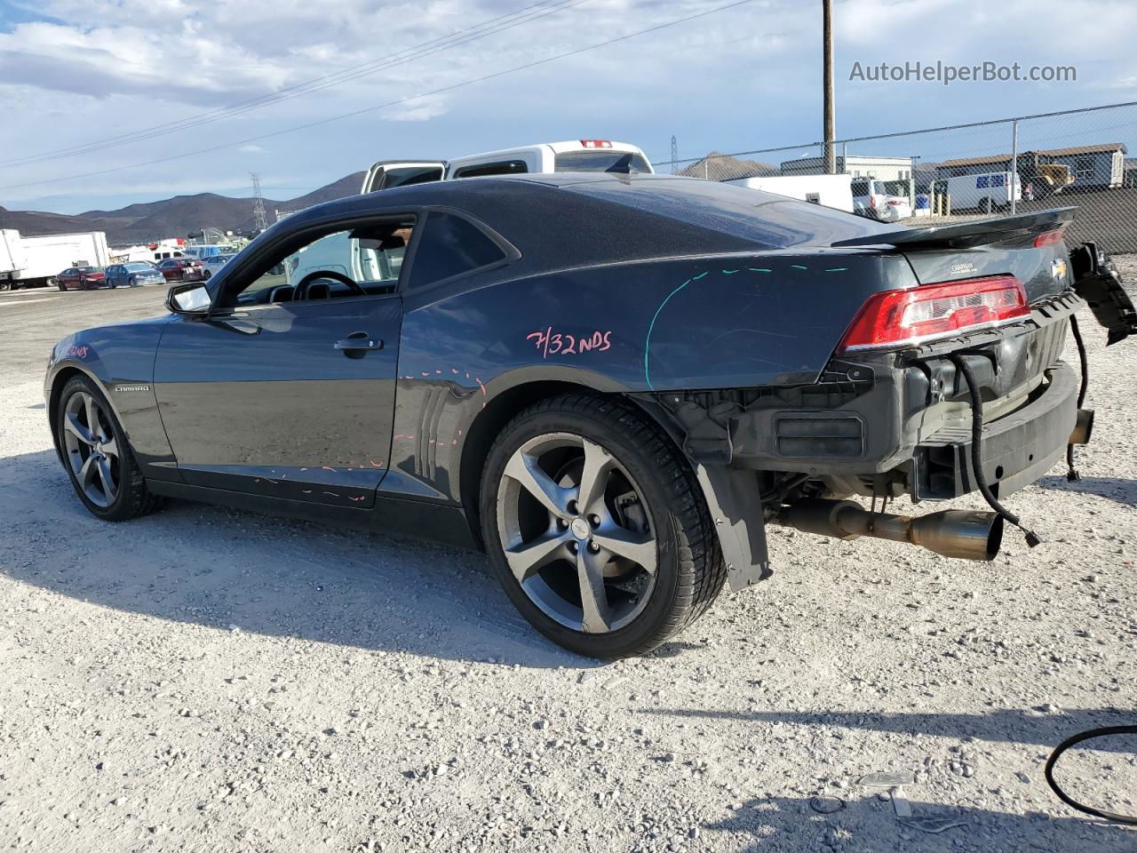 2014 Chevrolet Camaro Lt Gray vin: 2G1FB1E32E9276229