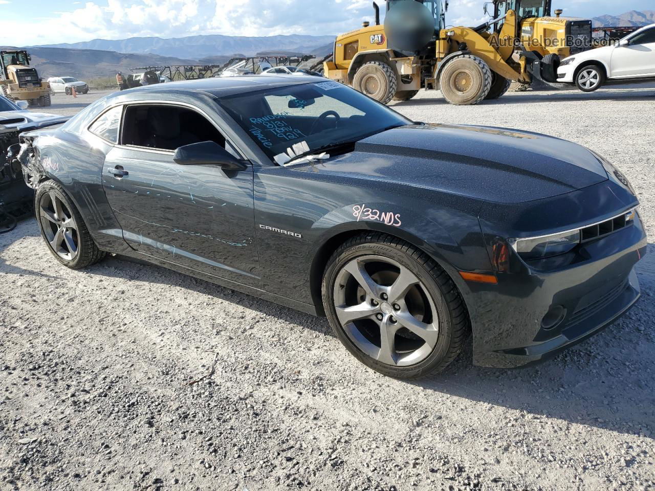 2014 Chevrolet Camaro Lt Gray vin: 2G1FB1E32E9276229