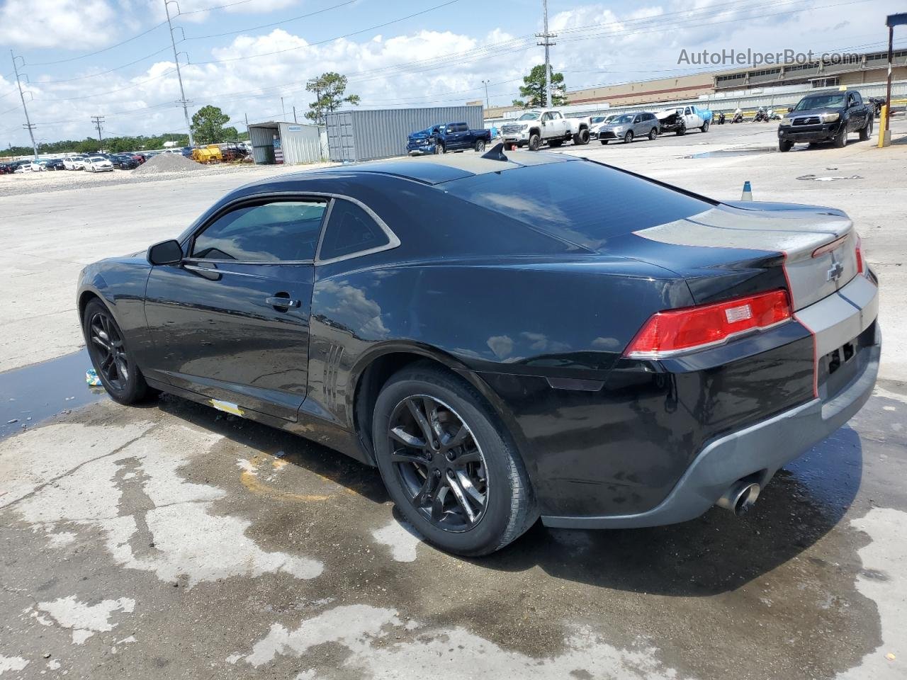 2015 Chevrolet Camaro Ls Black vin: 2G1FB1E32F9190694