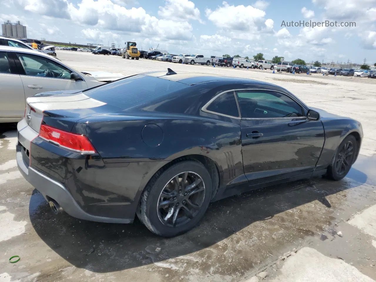 2015 Chevrolet Camaro Ls Black vin: 2G1FB1E32F9190694