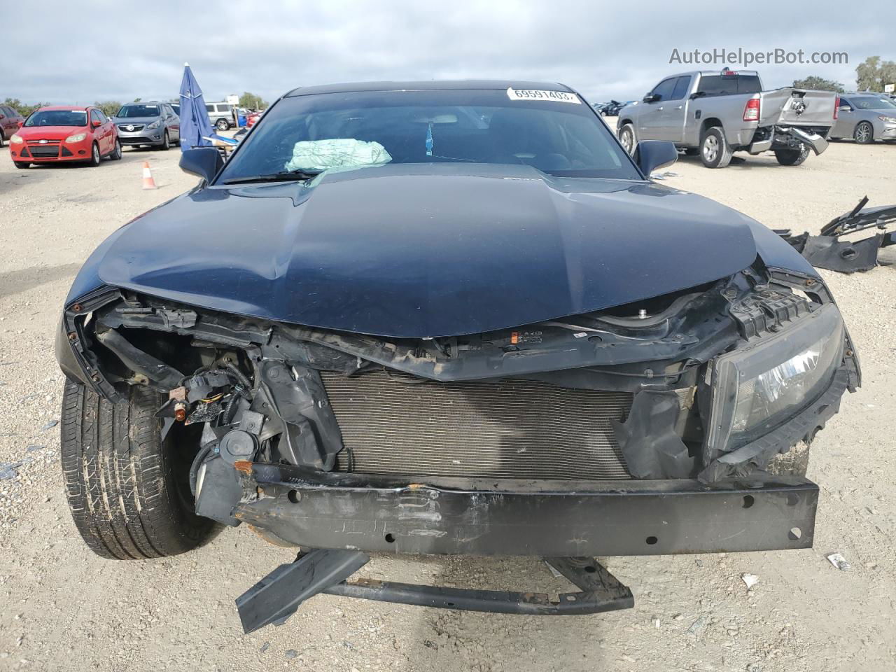 2015 Chevrolet Camaro Ls Black vin: 2G1FB1E32F9311255