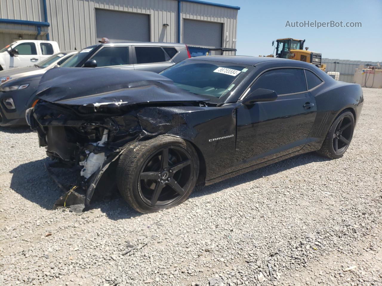 2014 Chevrolet Camaro Lt Black vin: 2G1FB1E33E9180481