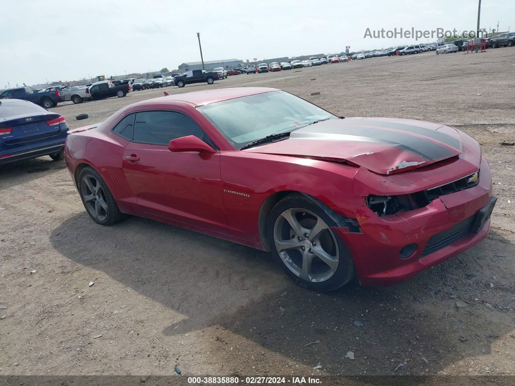 2014 Chevrolet Camaro 1lt Red vin: 2G1FB1E33E9181405