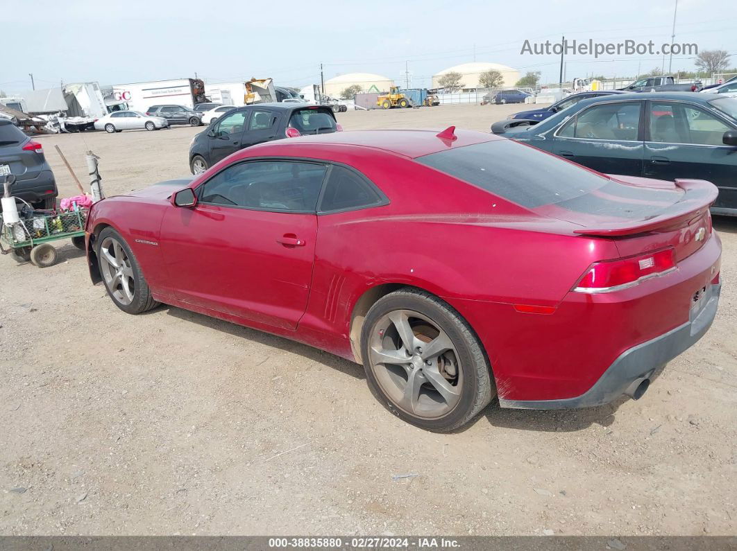 2014 Chevrolet Camaro 1lt Red vin: 2G1FB1E33E9181405