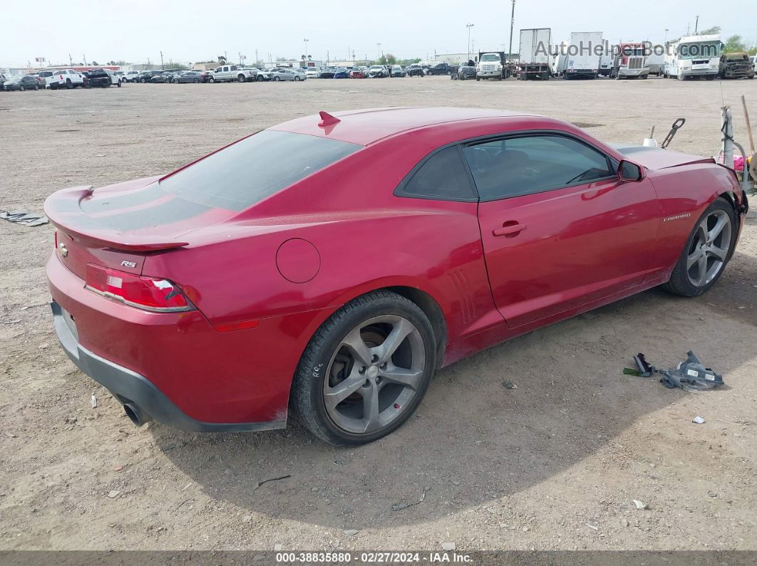 2014 Chevrolet Camaro 1lt Red vin: 2G1FB1E33E9181405