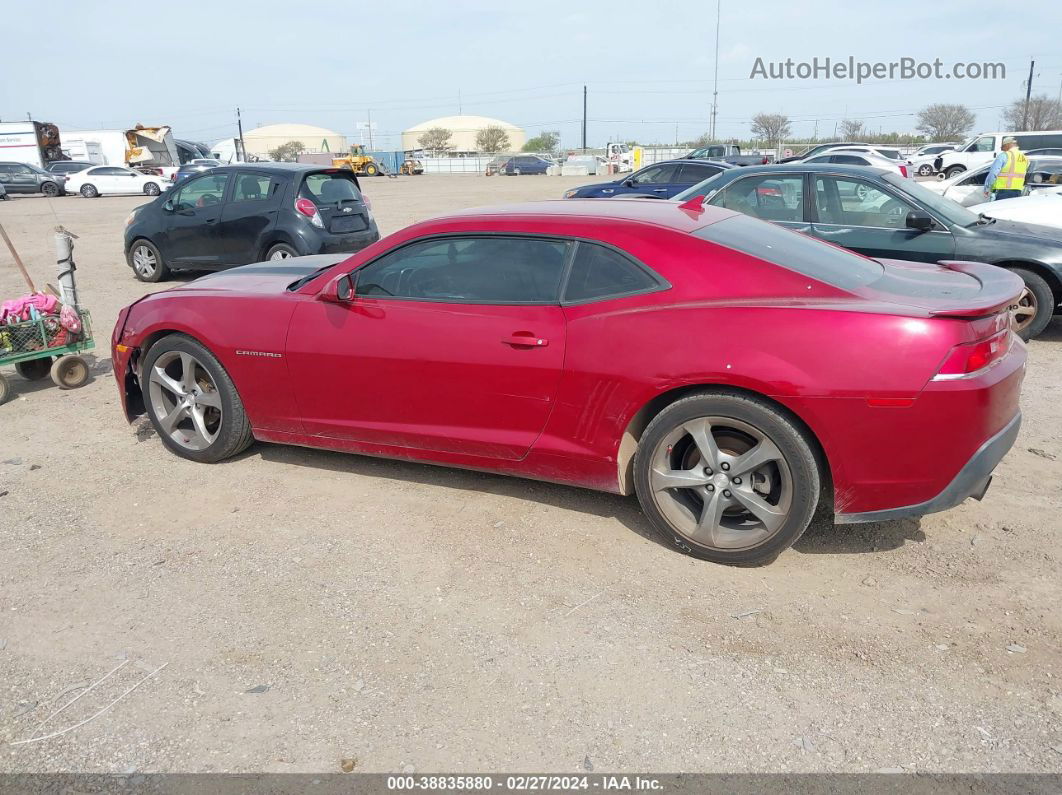 2014 Chevrolet Camaro 1lt Red vin: 2G1FB1E33E9181405