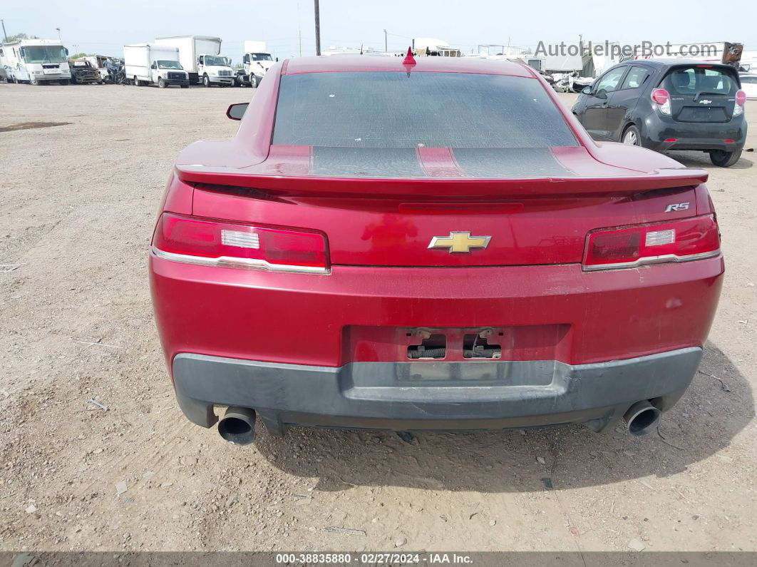 2014 Chevrolet Camaro 1lt Red vin: 2G1FB1E33E9181405