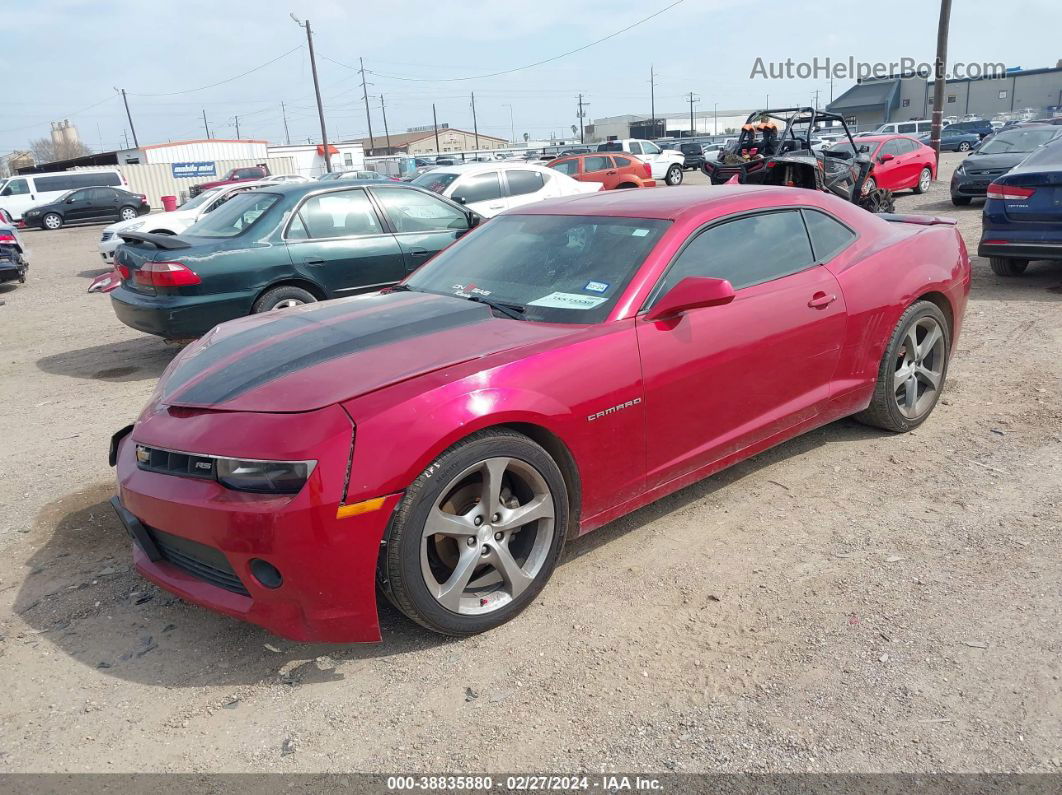 2014 Chevrolet Camaro 1lt Red vin: 2G1FB1E33E9181405