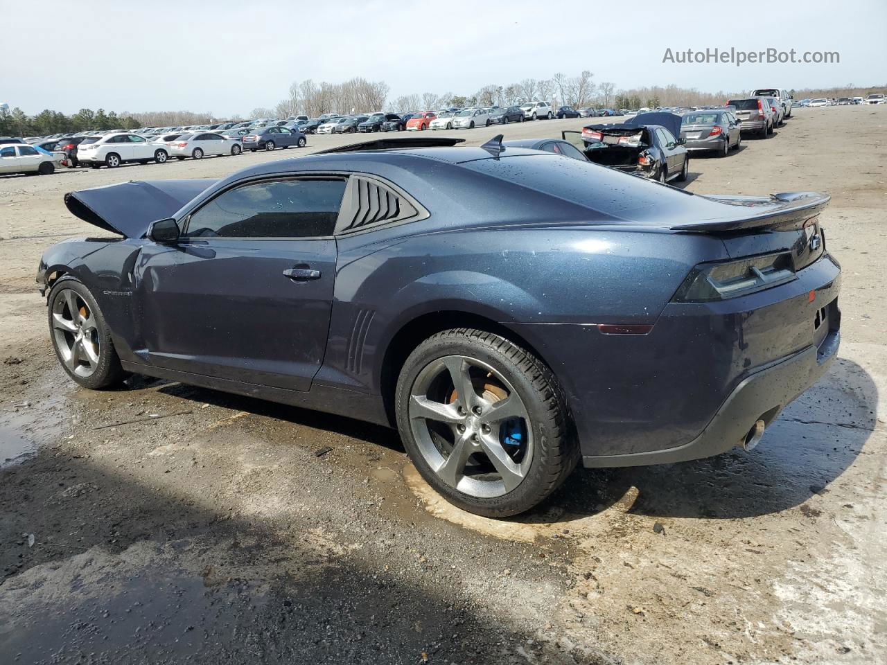 2014 Chevrolet Camaro Lt Blue vin: 2G1FB1E33E9296585