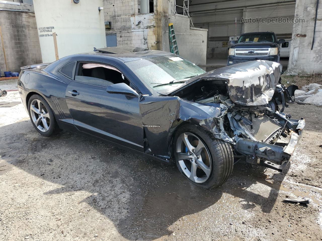 2014 Chevrolet Camaro Lt Blue vin: 2G1FB1E33E9296585