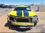 2014 Chevrolet Camaro 1lt Yellow vin: 2G1FB1E33E9307651