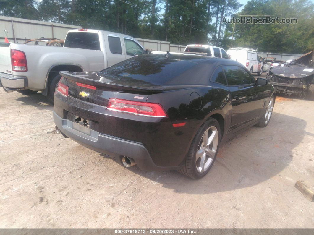 2014 Chevrolet Camaro 1lt Black vin: 2G1FB1E33E9313790