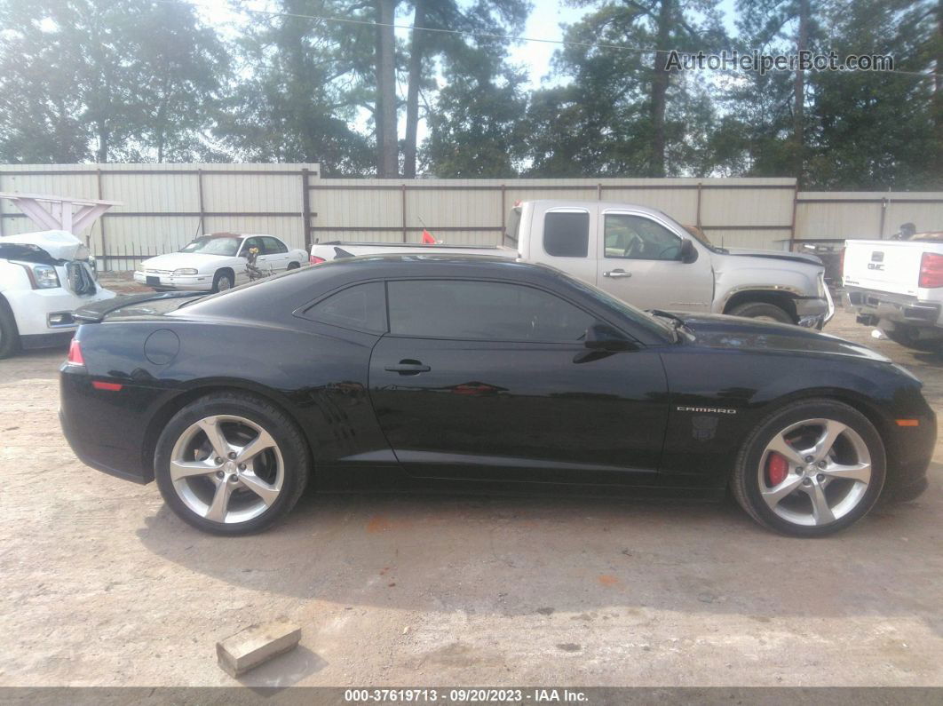 2014 Chevrolet Camaro 1lt Black vin: 2G1FB1E33E9313790