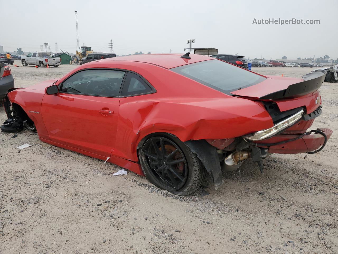 2015 Chevrolet Camaro Ls Red vin: 2G1FB1E33F9125336