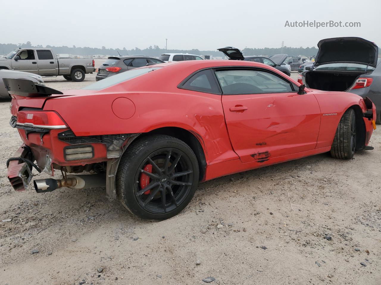 2015 Chevrolet Camaro Ls Красный vin: 2G1FB1E33F9125336