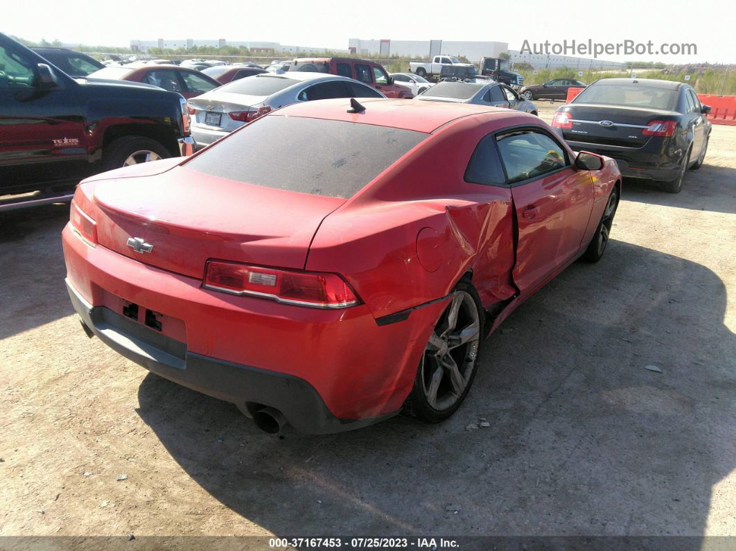 2015 Chevrolet Camaro Ls Red vin: 2G1FB1E33F9175489