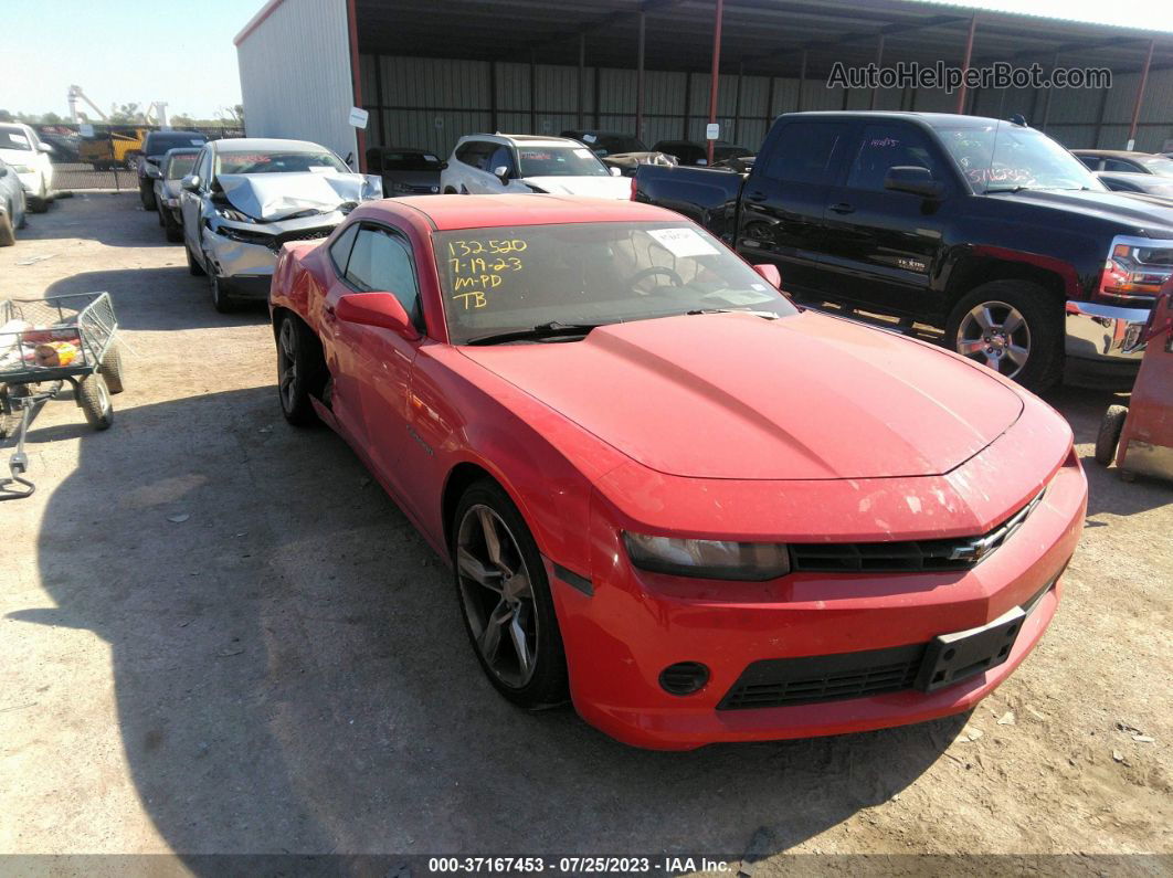 2015 Chevrolet Camaro Ls Red vin: 2G1FB1E33F9175489