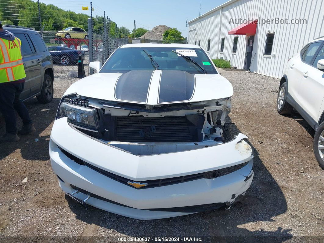 2015 Chevrolet Camaro 2ls White vin: 2G1FB1E33F9254435