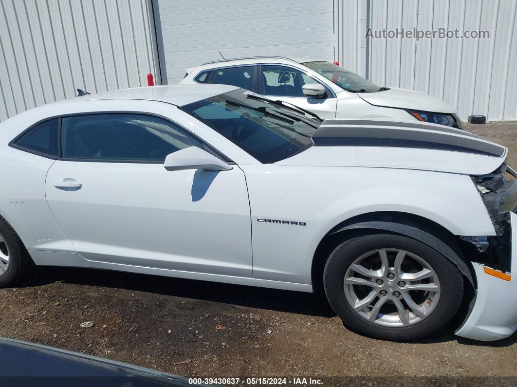 2015 Chevrolet Camaro 2ls White vin: 2G1FB1E33F9254435