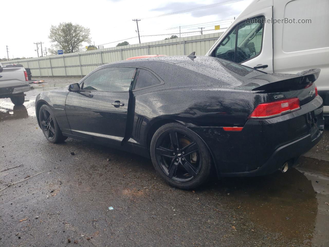 2015 Chevrolet Camaro Ls Black vin: 2G1FB1E33F9288083