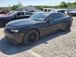 2015 Chevrolet Camaro Ls Black vin: 2G1FB1E33F9307456