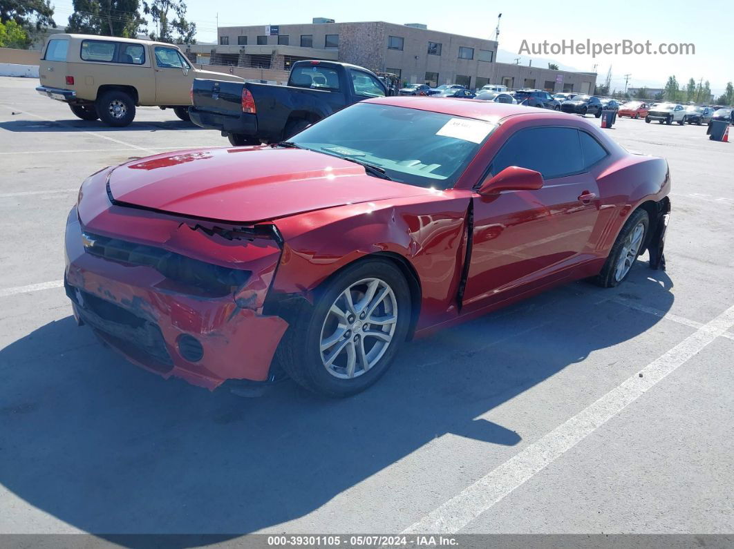 2015 Chevrolet Camaro 2ls Red vin: 2G1FB1E33F9309367