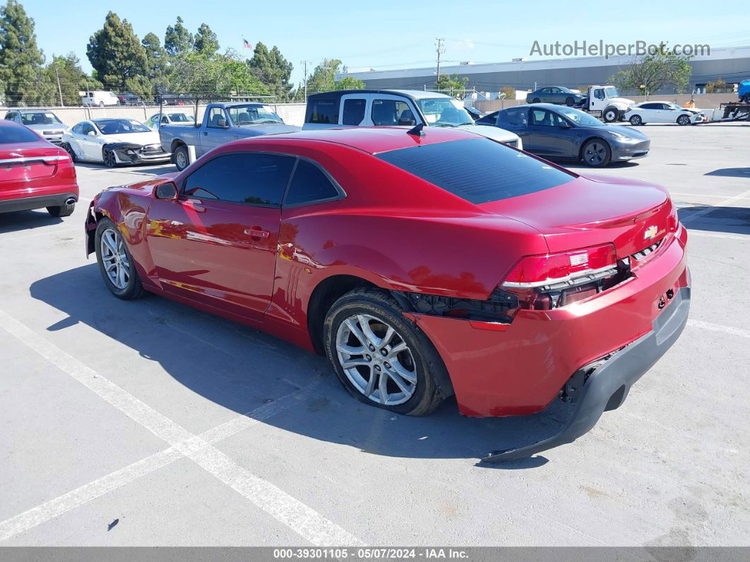 2015 Chevrolet Camaro 2ls Red vin: 2G1FB1E33F9309367