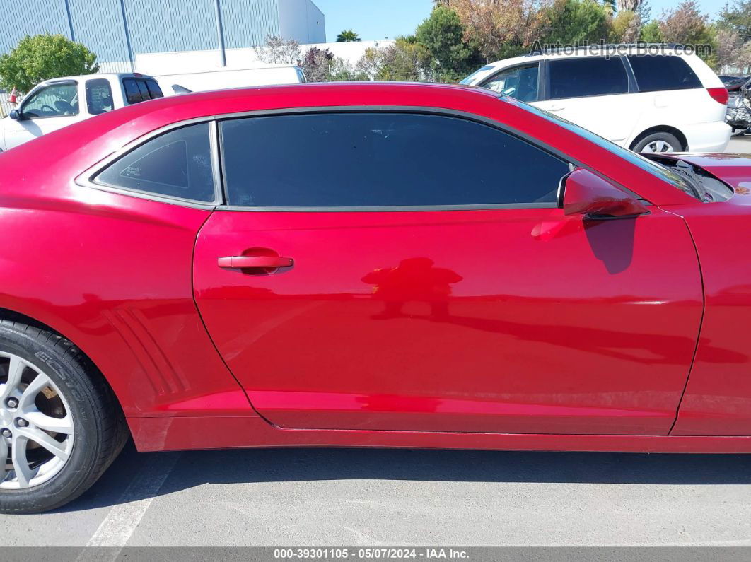 2015 Chevrolet Camaro 2ls Red vin: 2G1FB1E33F9309367