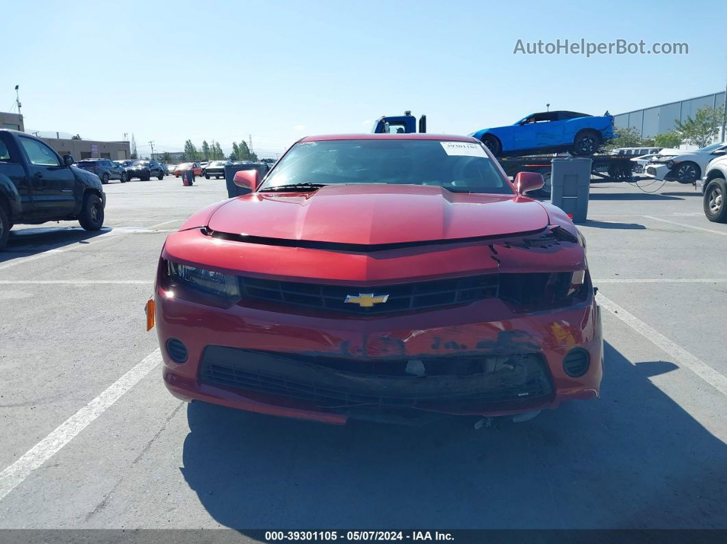 2015 Chevrolet Camaro 2ls Red vin: 2G1FB1E33F9309367