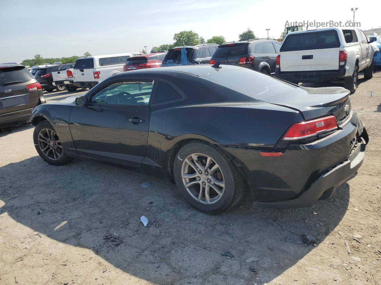 2014 Chevrolet Camaro Lt Black vin: 2G1FB1E34E9203489