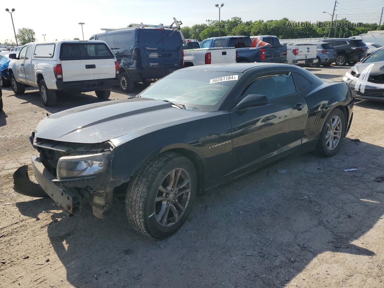 2014 Chevrolet Camaro Lt Black vin: 2G1FB1E34E9203489