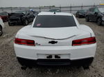 2014 Chevrolet Camaro Lt White vin: 2G1FB1E34E9206943