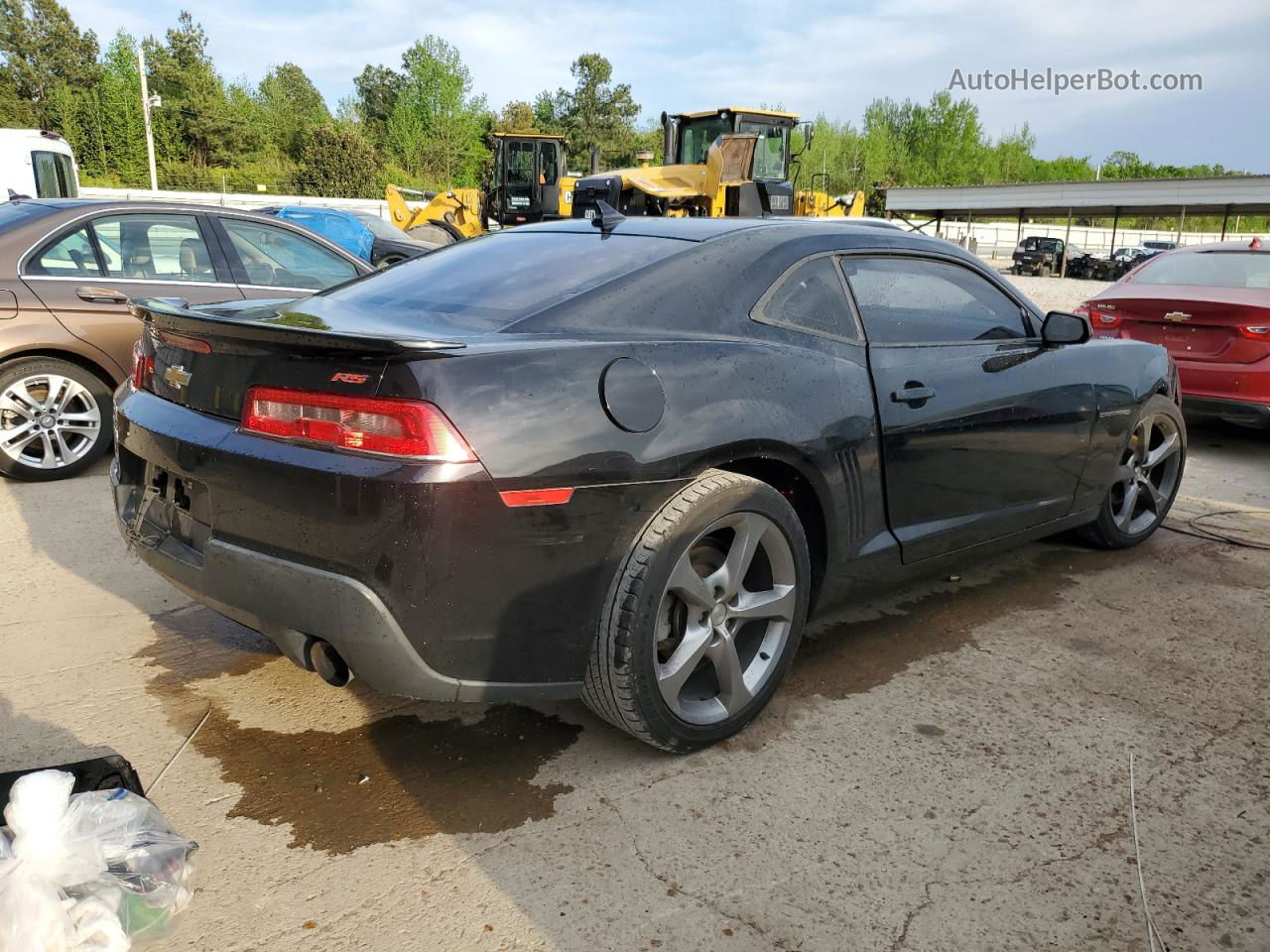 2014 Chevrolet Camaro Lt Black vin: 2G1FB1E34E9207073