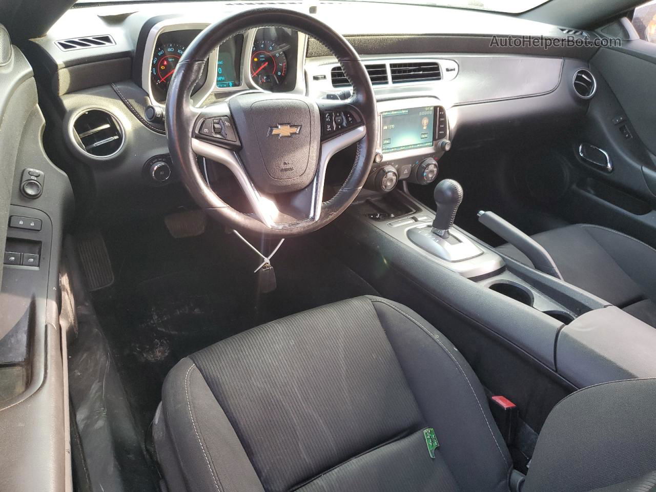 2014 Chevrolet Camaro Lt Black vin: 2G1FB1E34E9207073