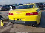 2014 Chevrolet Camaro 1lt Yellow vin: 2G1FB1E34E9258458