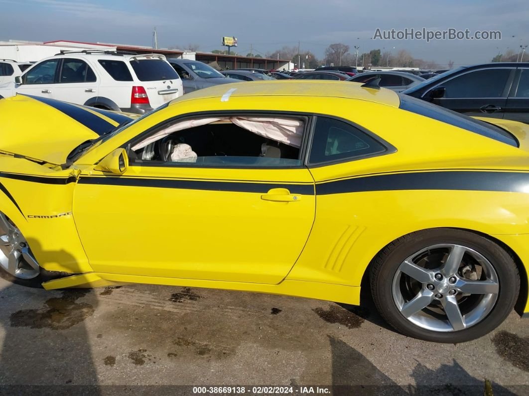 2014 Chevrolet Camaro 1lt Yellow vin: 2G1FB1E34E9258458