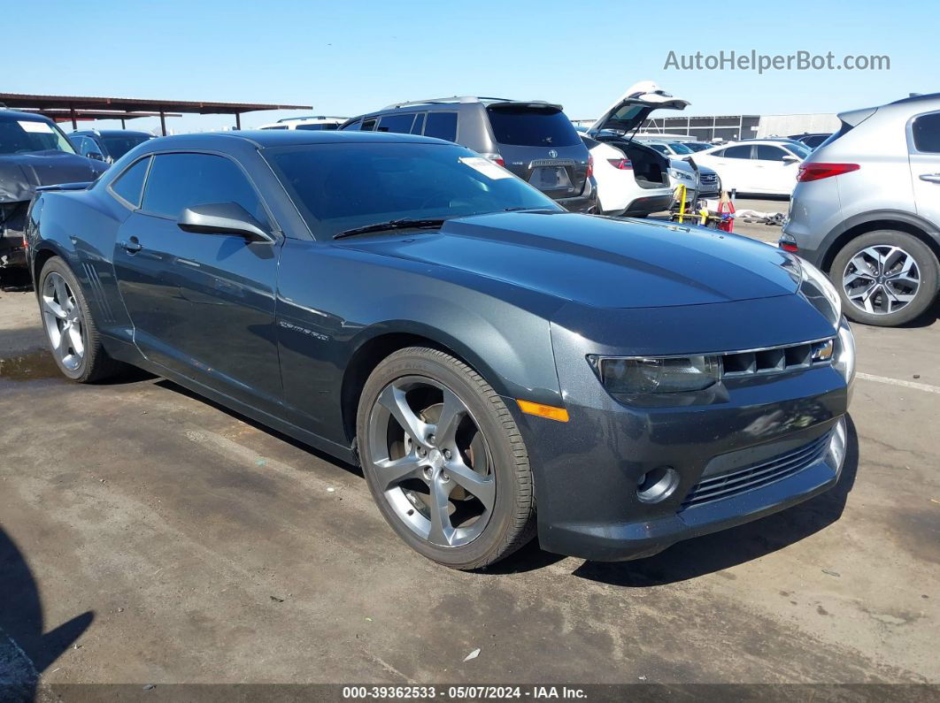 2014 Chevrolet Camaro 1lt Gray vin: 2G1FB1E34E9263241