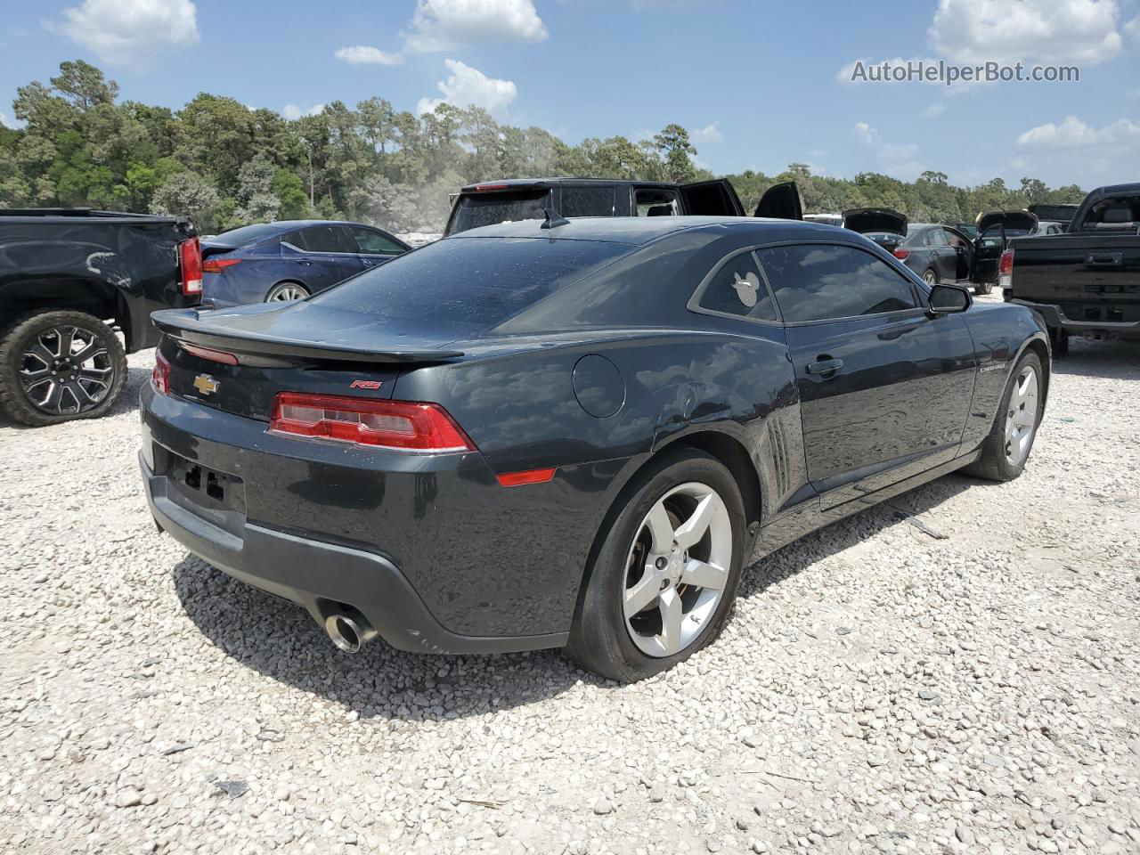 2014 Chevrolet Camaro Lt Charcoal vin: 2G1FB1E34E9276278