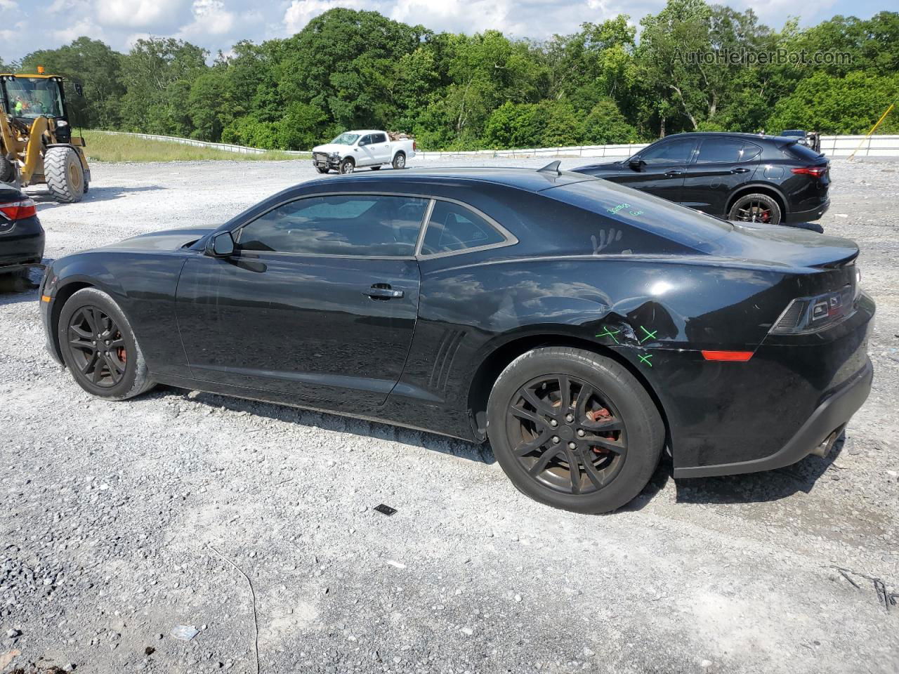 2015 Chevrolet Camaro Ls Black vin: 2G1FB1E34F9245243