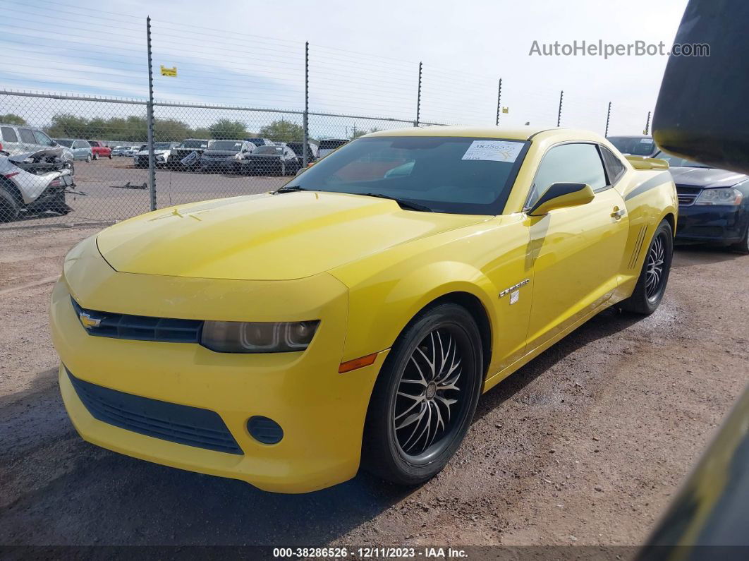 2015 Chevrolet Camaro 2ls Yellow vin: 2G1FB1E34F9299559