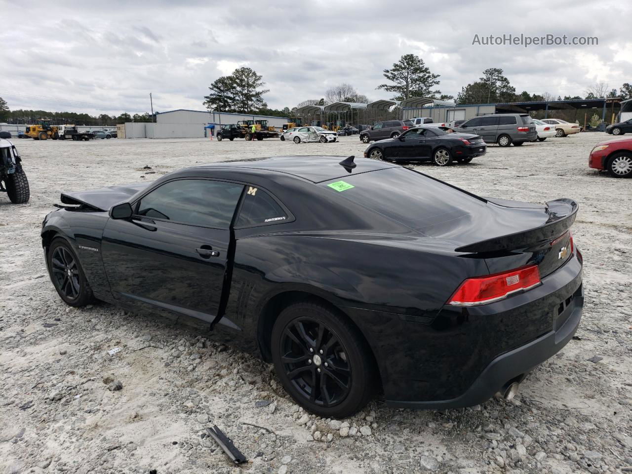 2015 Chevrolet Camaro Ls Black vin: 2G1FB1E34F9306171